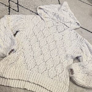 POL m Cozy Cream Cable Knit Sweater